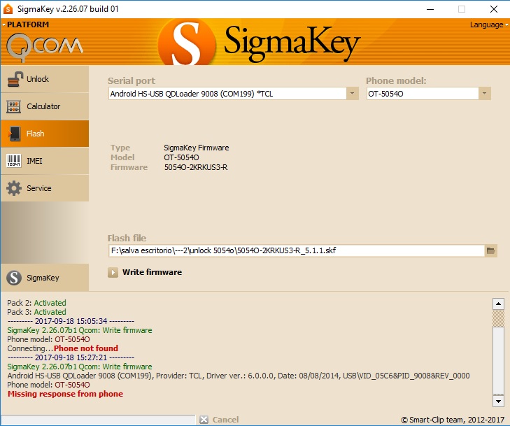 Please Select Serial Port Sigmakey Gsm